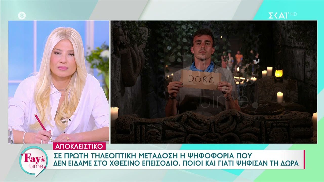 Survivor: Σε πρώτη μετάδοση όσα δεν είδαμε στην ψηφοφορία – Ποιοι και γιατί ψήφισαν τη Δώρα