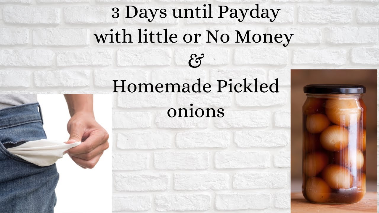 (Correct screen size) 3 days until payday with little or no money