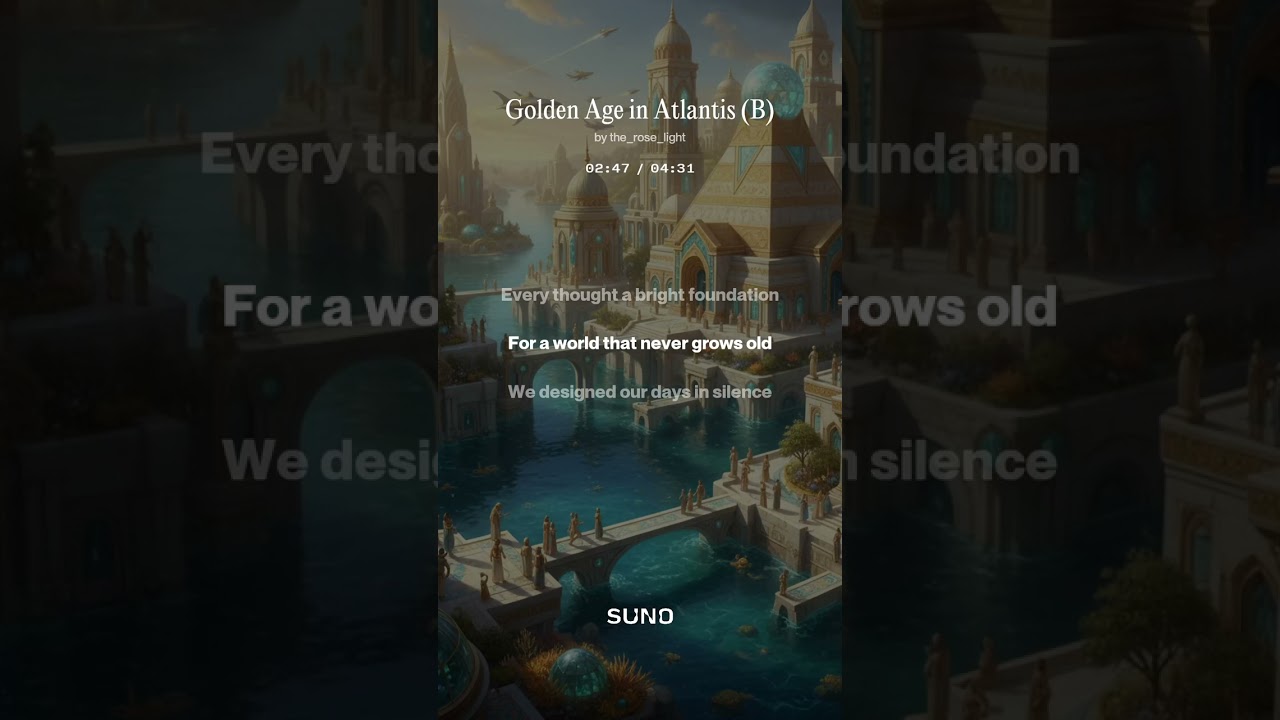 Golden Age in Atlantis (B) #Atlantis #awaken #song