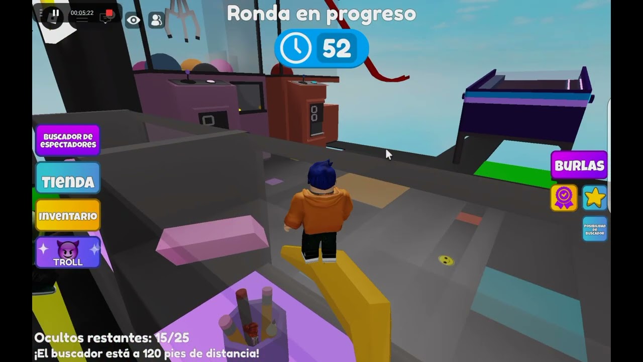 Juego escondite de 1 pixel 