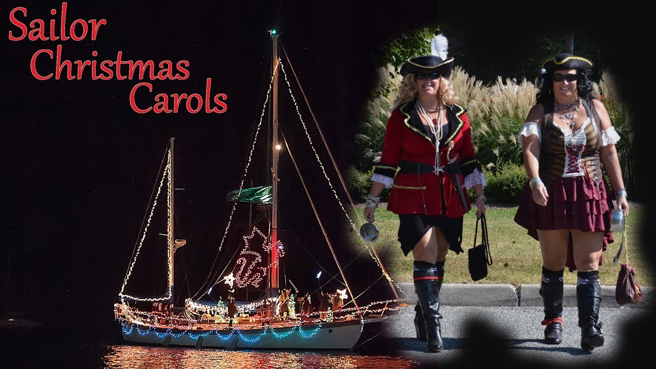 Sailor Christmas Carols - Old favs reimagined and sung by a sea shanty crew! (LYRICS VIDEO)