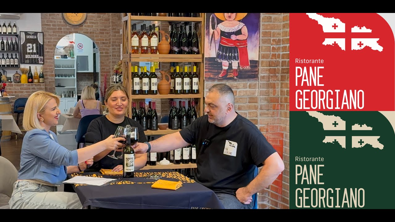 Pane georgiano - ristorante a bologna | ემიგრანტი ჟურნალისტის, ნინა მამუკაძის გადაცემაში LA PIAZZA