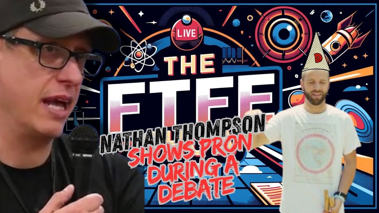 Nathan Thompson Shows Pr0n During A Debate!