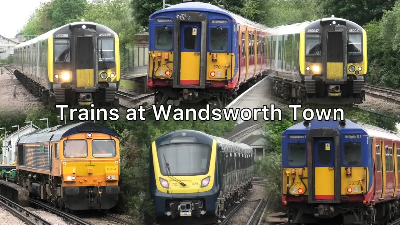Trains at Wandsworth Town 14/05/24