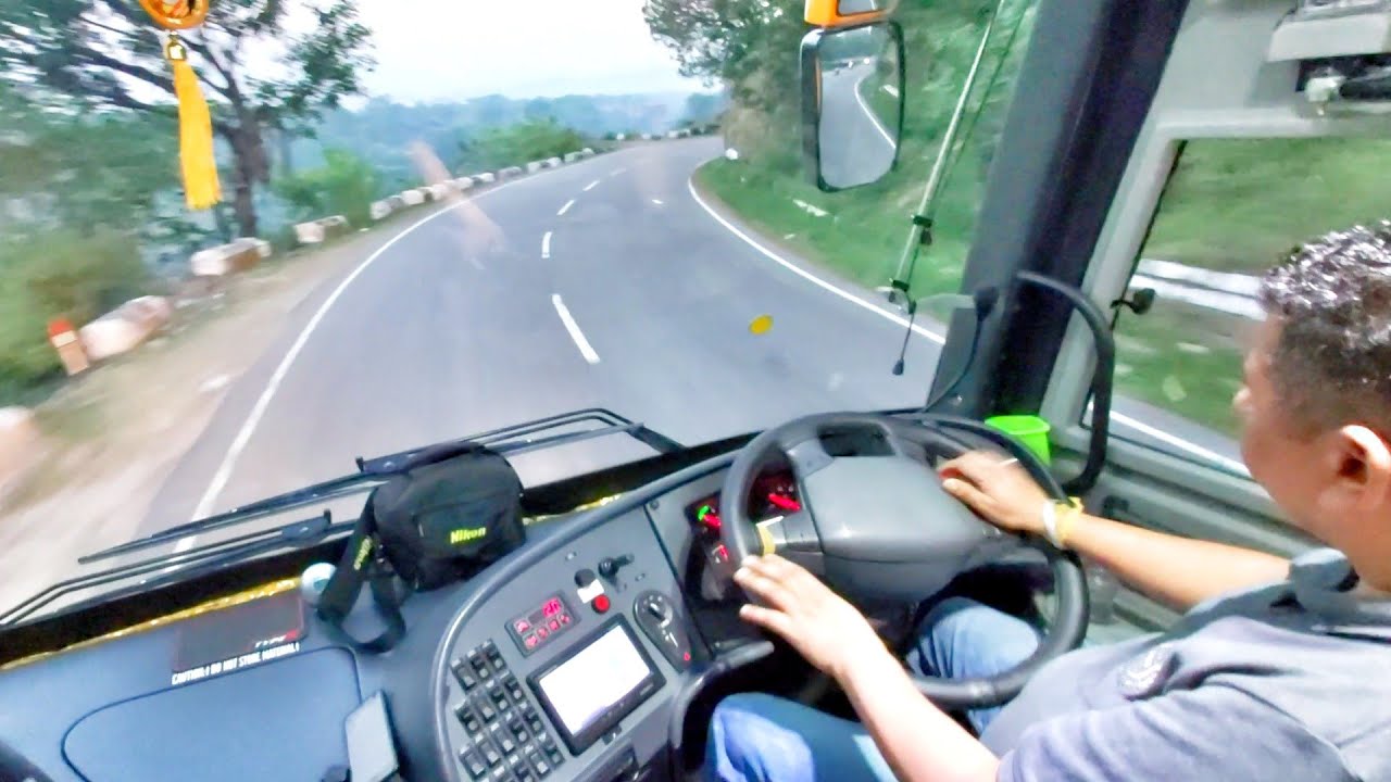 BRAND NEW RAM DALAL VOLVO B11R DRIVING IN GHAT SECTION ROAD DHARMASHAL TO DELHI DRIVEN BY: RAVI GULE