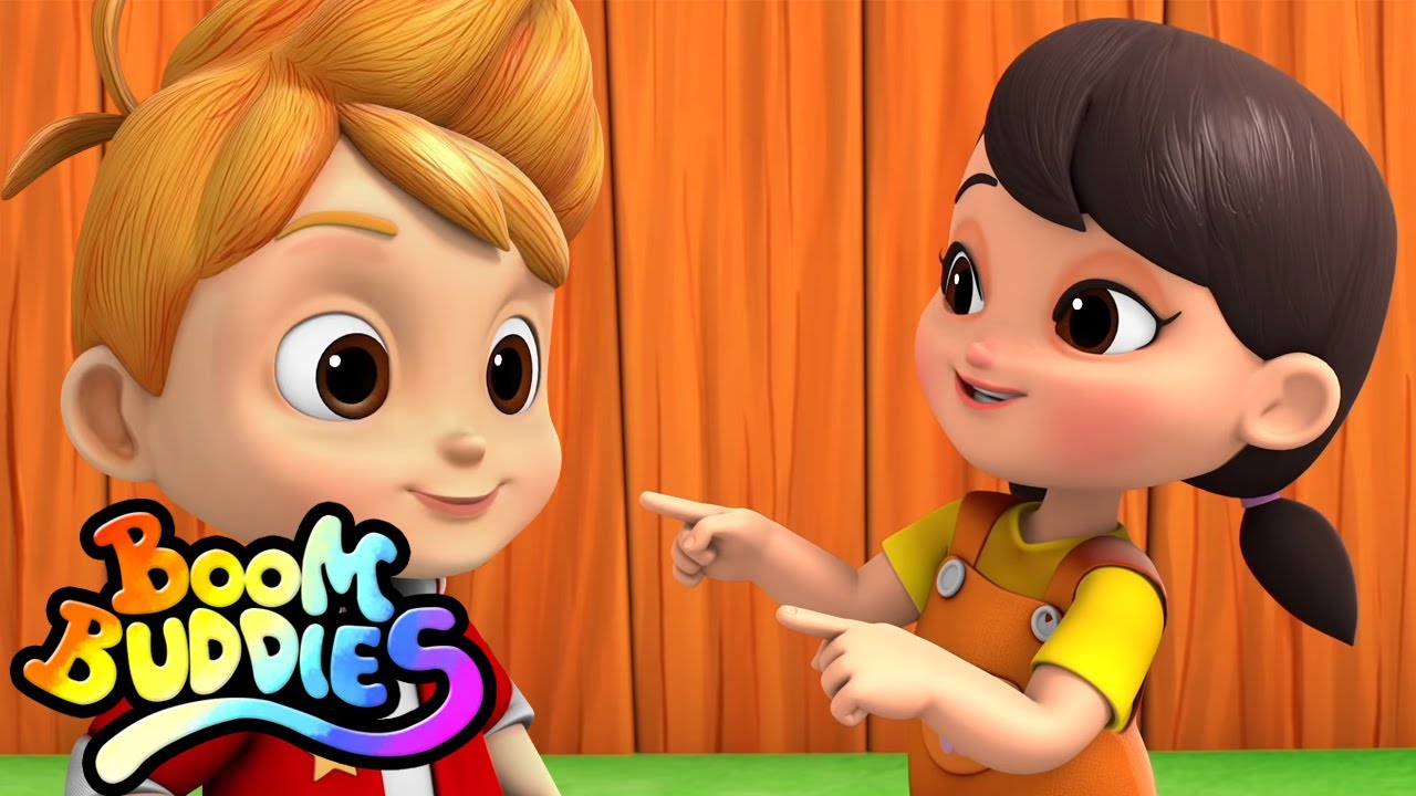 Canción de la familia de los dedos Videos para bebes y Dibujos animados por Boom Buddies Español