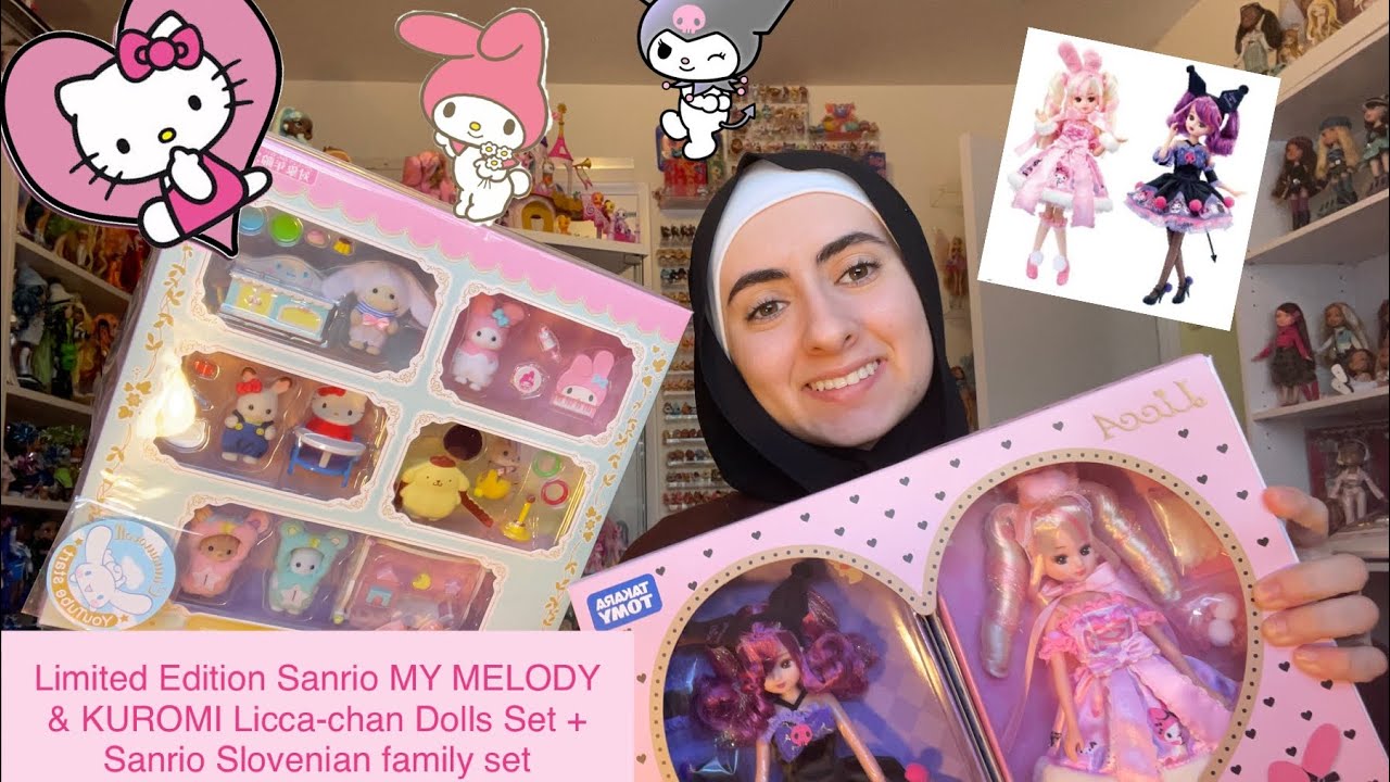 Limited Edition Sanrio MY MELODY & KUROMI Licca-chan UNBOXING+  Sanrio Sylvania family !💓