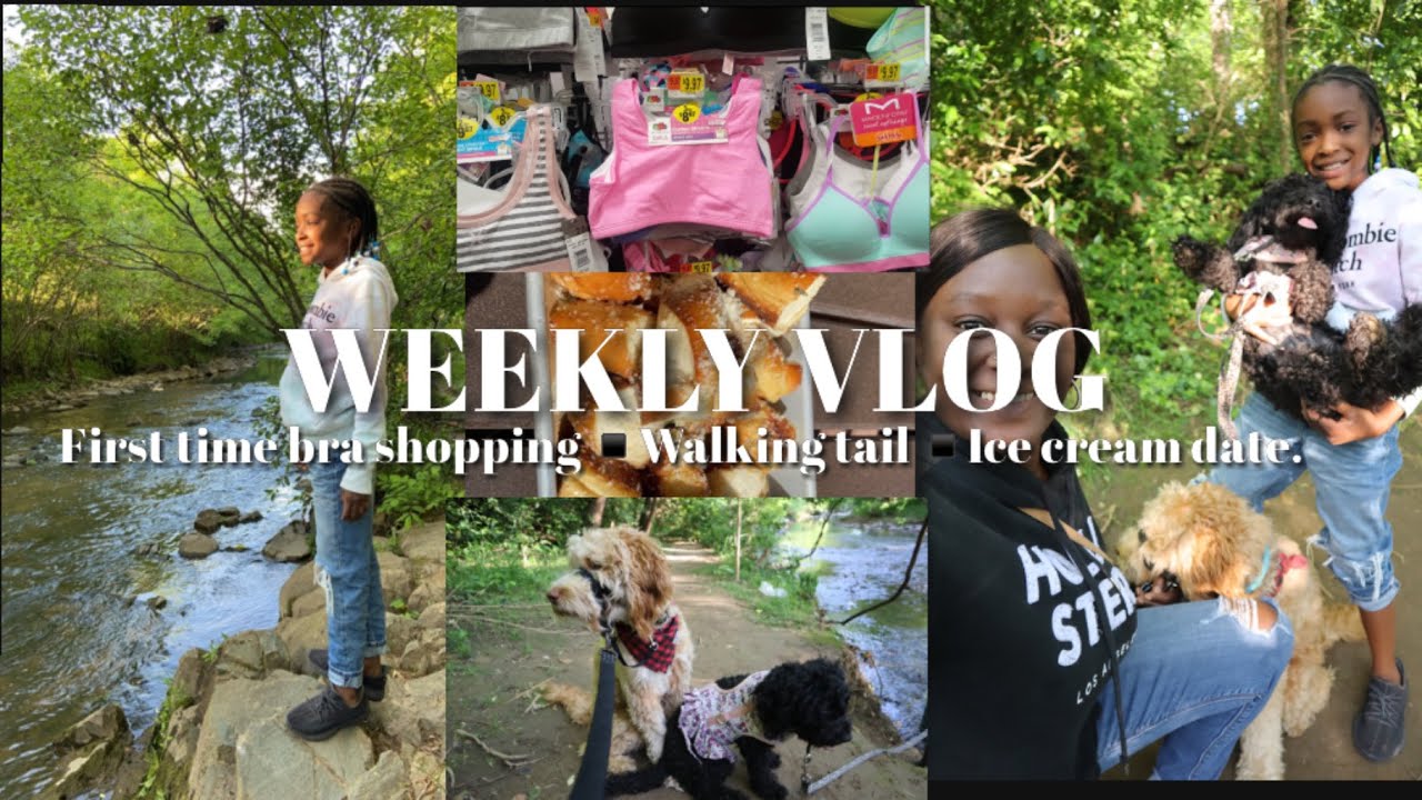 WEEKLY VLOG | FIRST TIME BRA SHOPPING 😩 | DONATING| NC WALKING TRAIL.