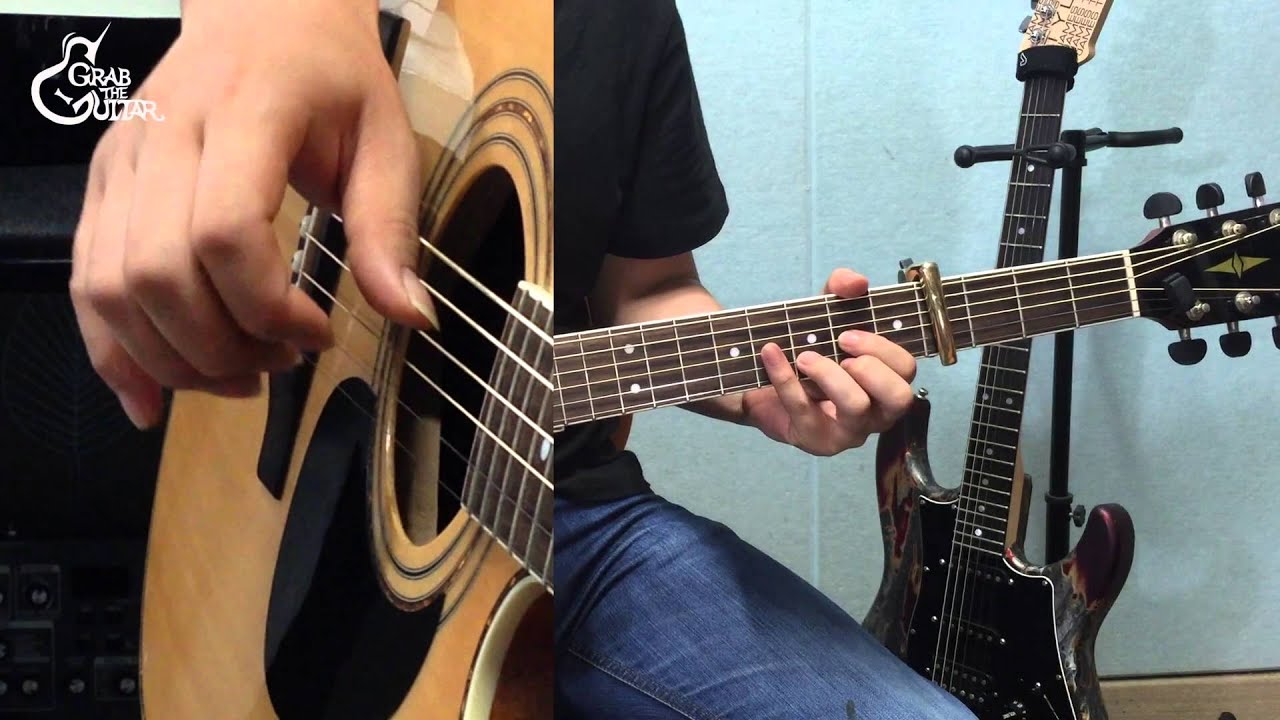 [그랩더기타] 바람이 불어오는 곳 - 김광석 [Guitar/기타/강좌/통기타/배우기/주법/독학]