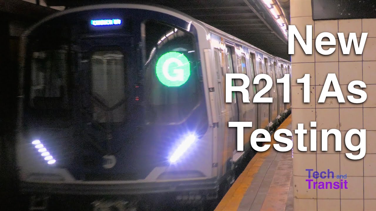 R211As 3540-3549 and 3525-3534 testing on the (G) Line