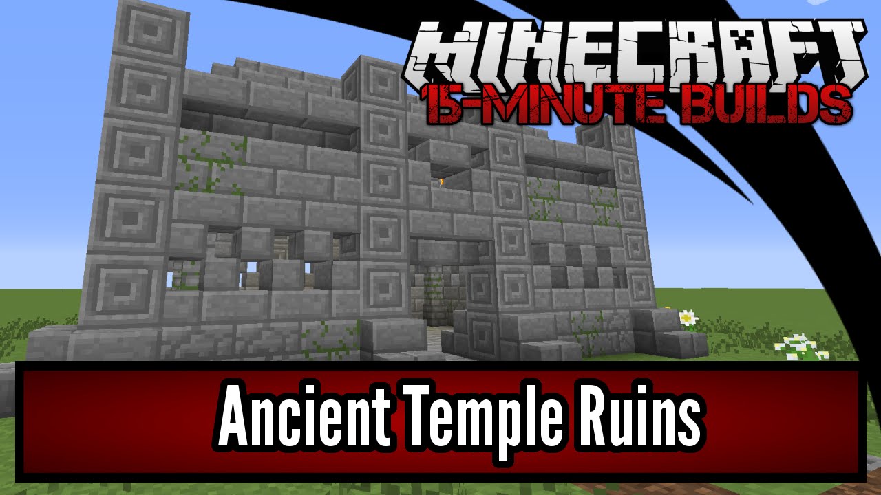 Minecraft 15-Minute Builds: Ancient Temple Ruins