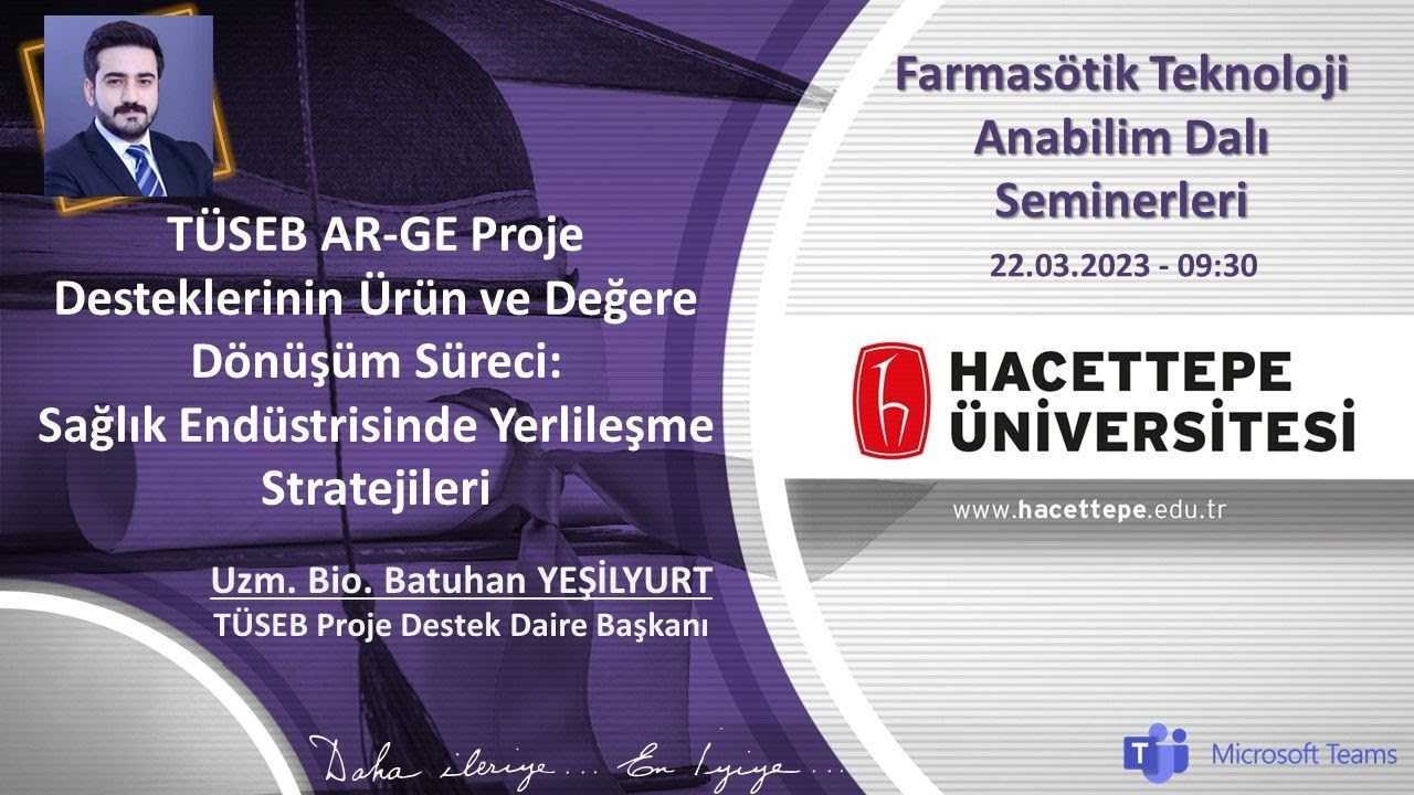 TÜSEB AR-GE Proje Desteklerinin Ürün ve Değere Dönüşüm Süreci