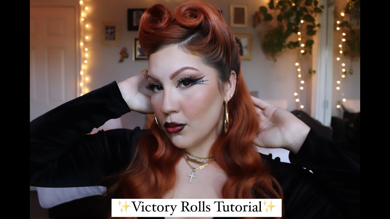 Victory Rolls Hairstyle Tutorial | Heartwork Creations