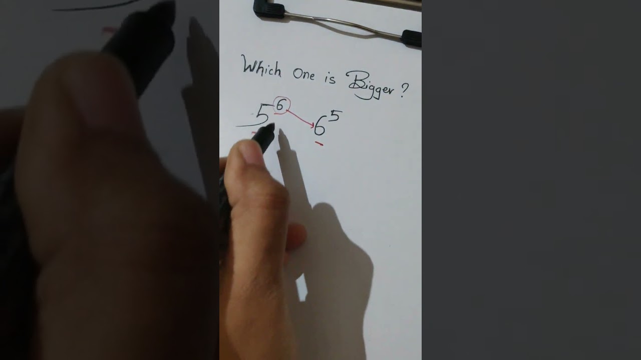 Comparing exponents hack | Ayushi teacher | Maths Trick #exponents #maths