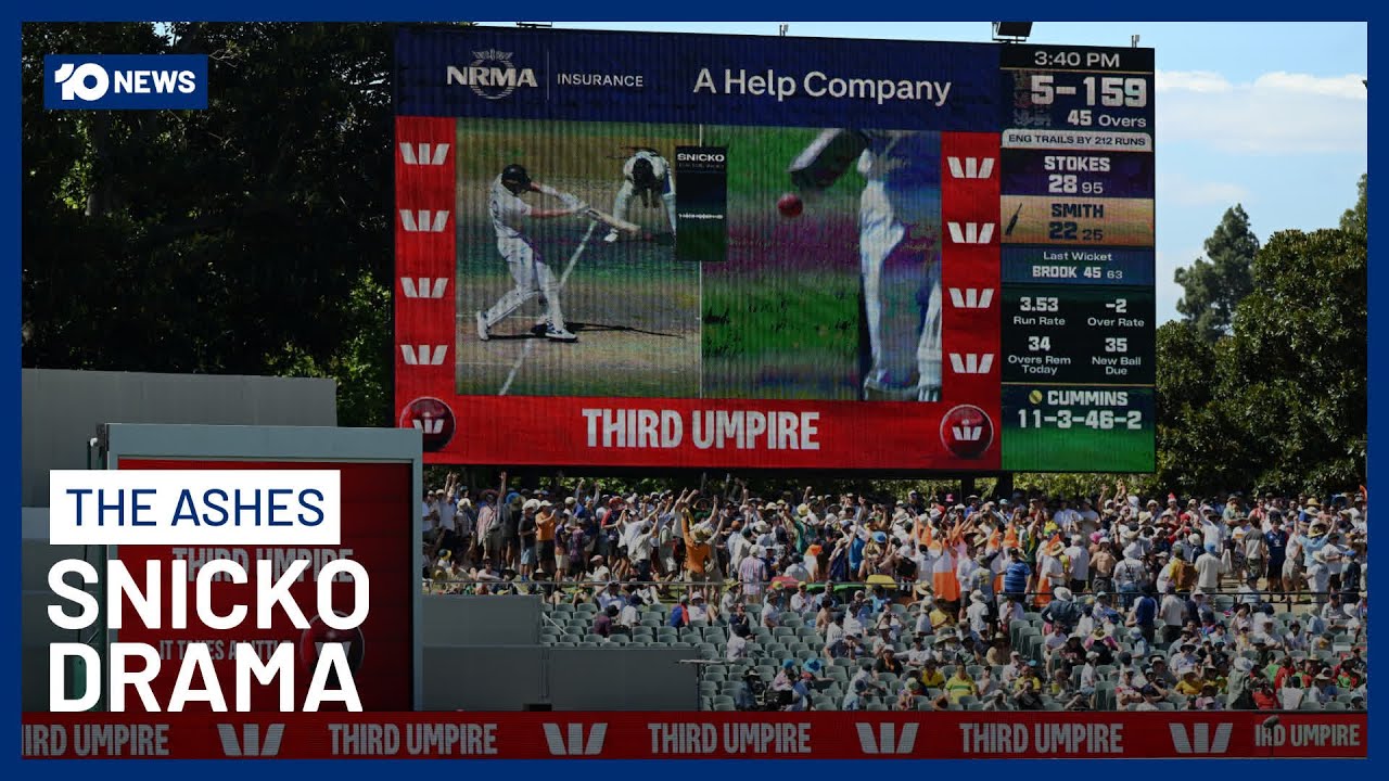Technology Causes More Controversy In The Ashes | 10 News