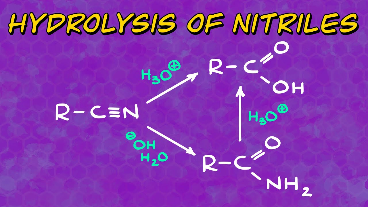 Hydrolysis of Nitriles Explained! (Basic and Acidic Conditions)