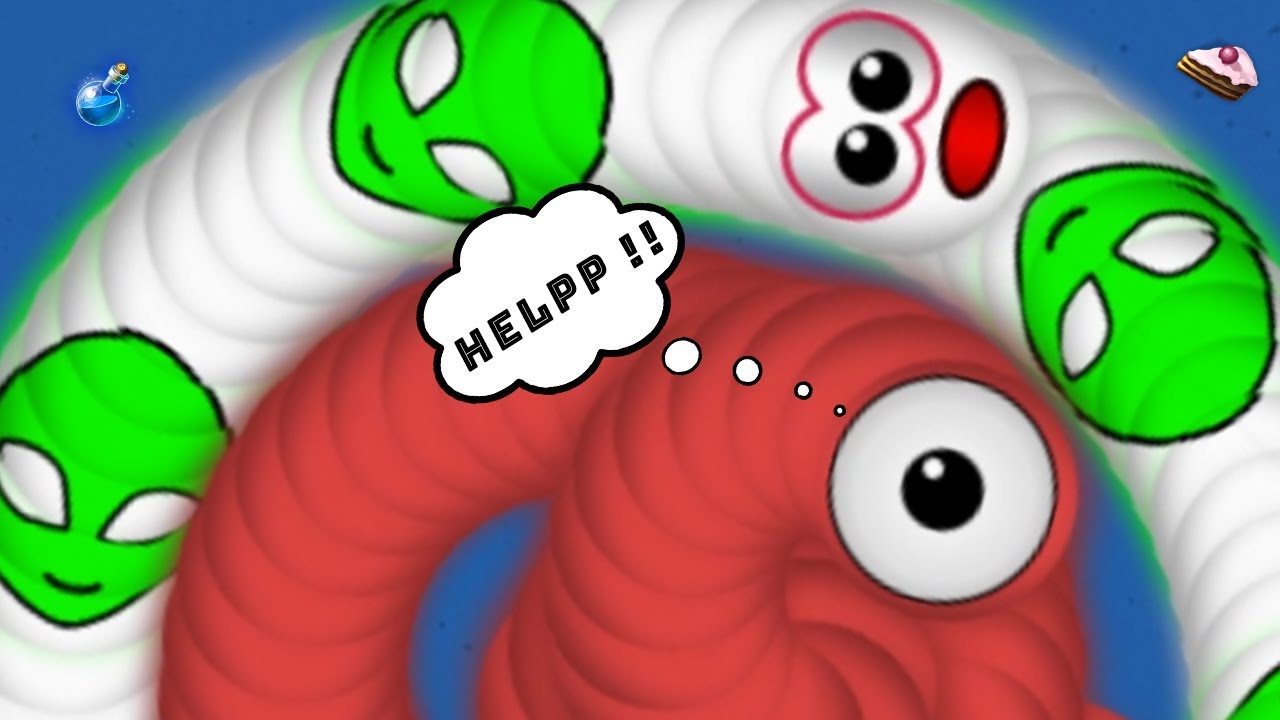 WormsZone.io 001 BEST Trolling Snake / 1,300,000+ Top Score Epic Worm Zone io Gameplay