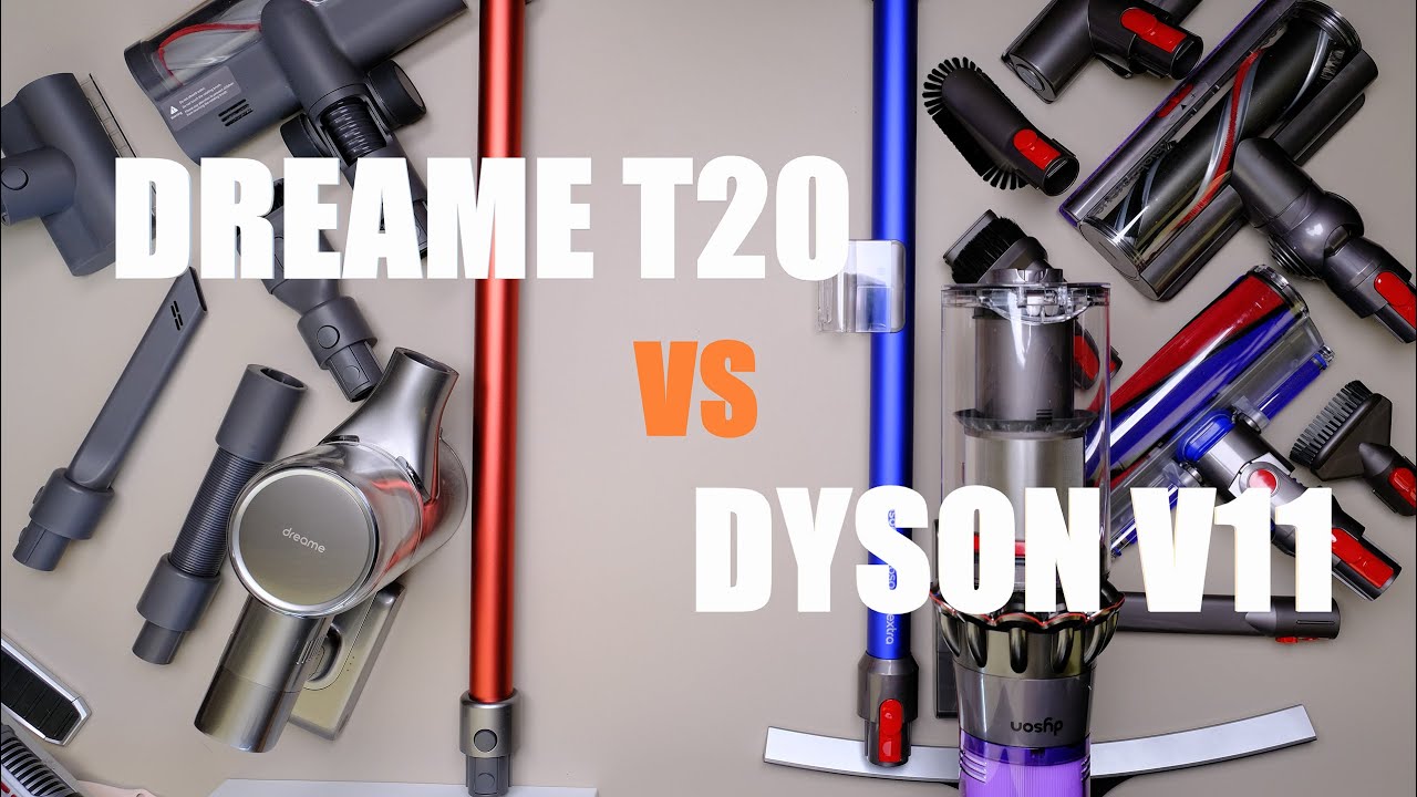 Xiaomi DREAME T20 Stick Vacuum Cleaner vs DYSON V11 Comparison Review