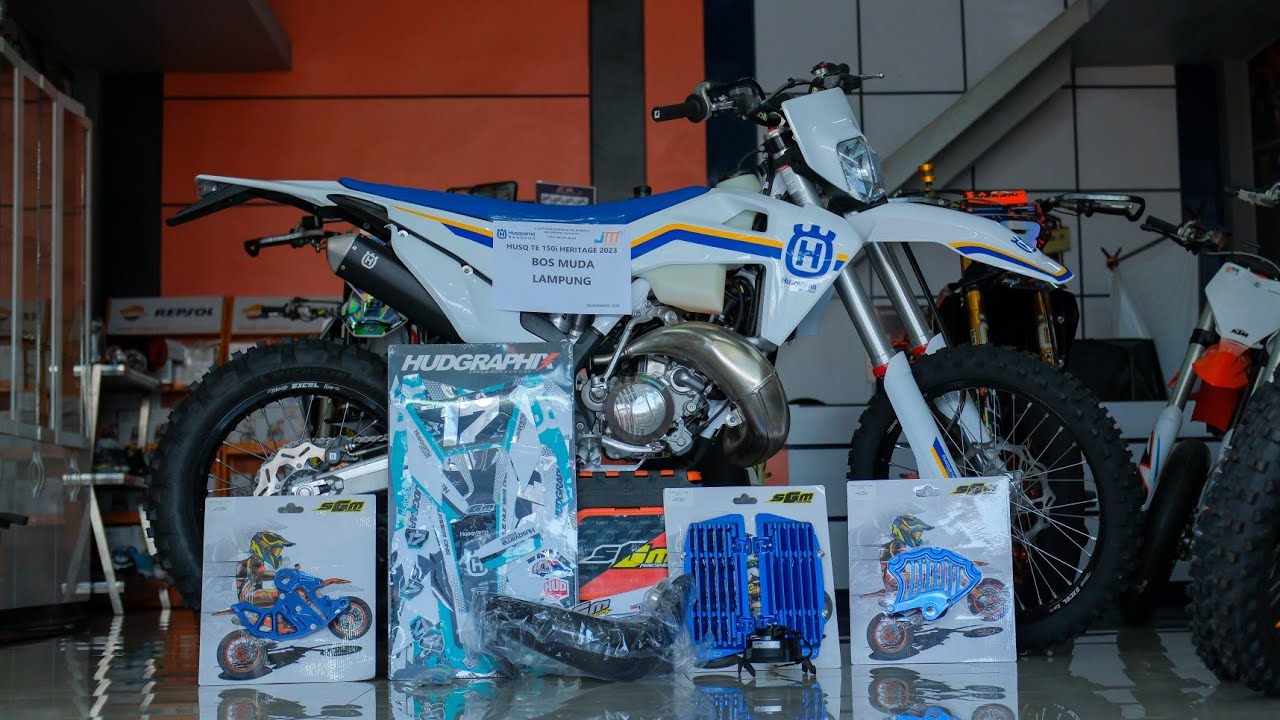 HUSQVARNA TE 150 2023 MODIF TIPIS-TIPIS‼️BOS MUDA LAMPUNG well