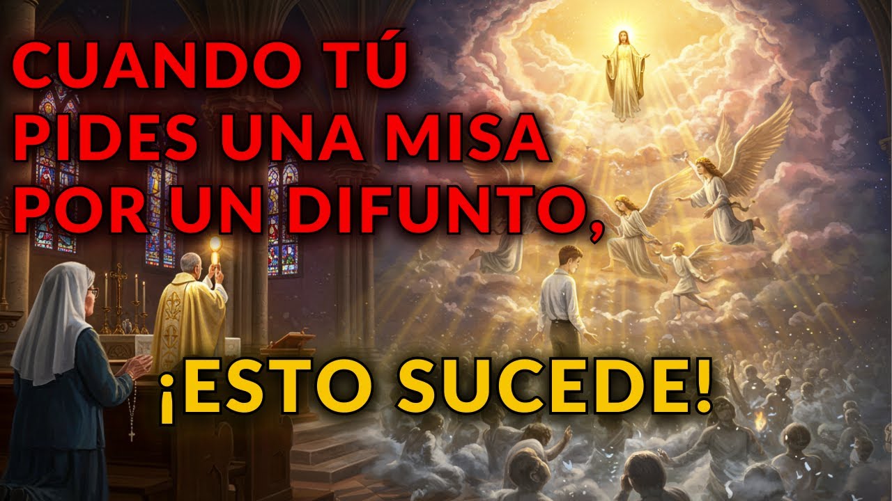 ¿QUÉ SUCEDE CON UN ALMA CUANDO SE OFRECE UNA MISA POR ELLA?