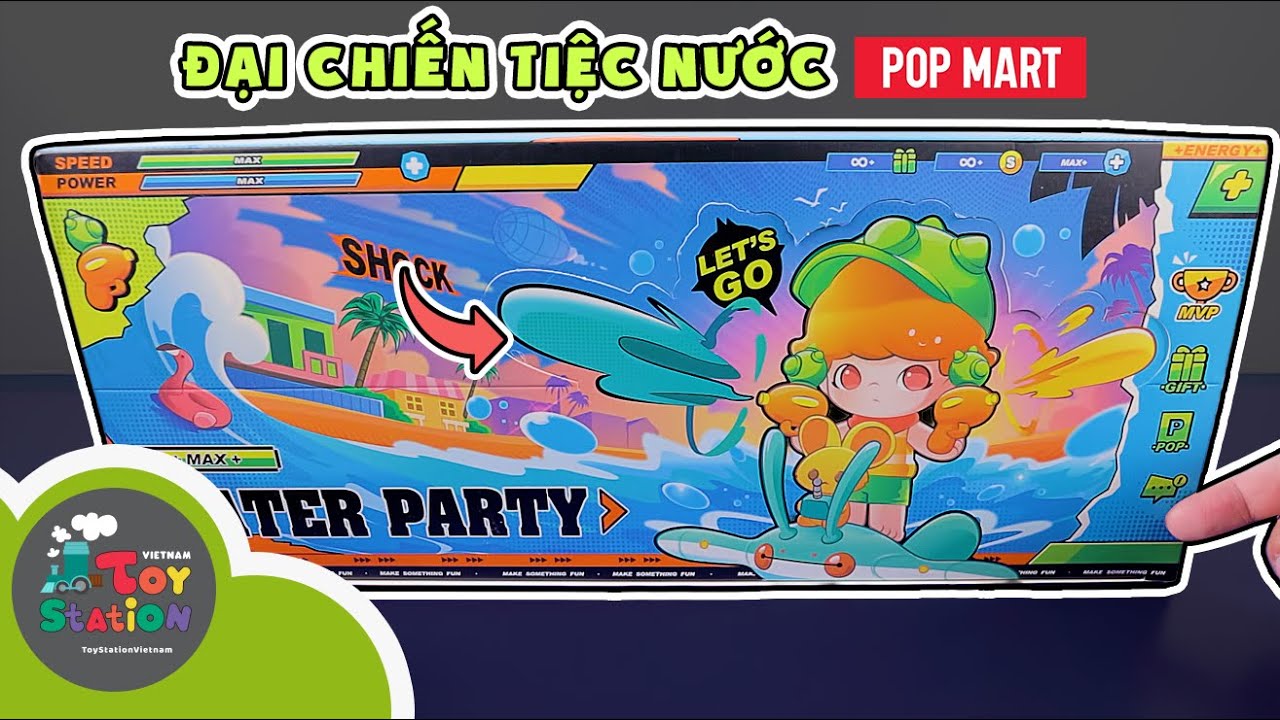 Vũ trụ Pop Mart đại chiến tiệc bãi biển ToyStation 964