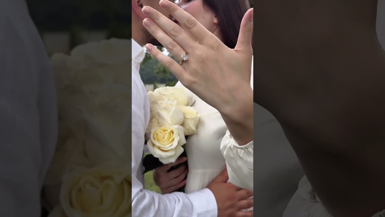 A breath, a smile, a "yes"… and a love story begins. 💍 