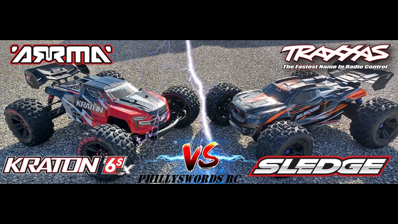Traxxas Sledge 6S vs Arrma Kraton V5 6S Who Will Survive