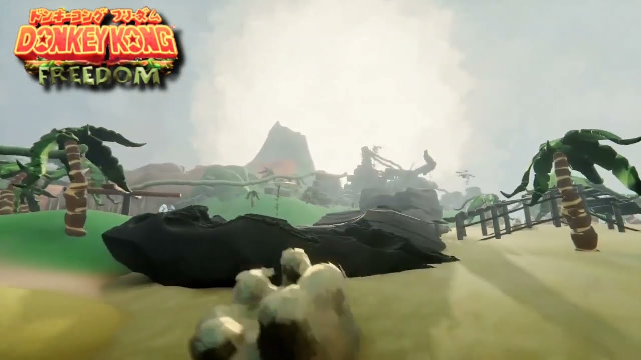 Donkey Kong Island. 3D Open-World Exploratory Area