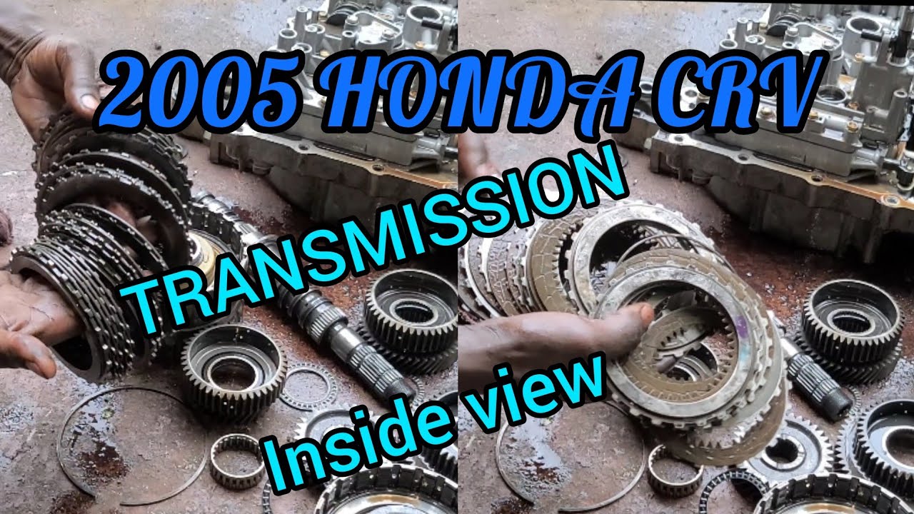 how to remove all the parts from a 2005 Honda Crv transmission