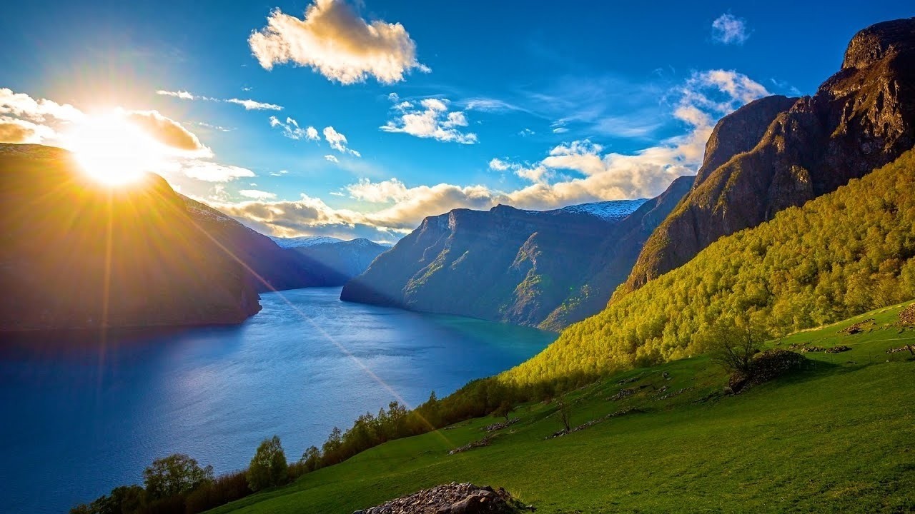 Meadow Sunrise, Beautiful Relaxing Music, Peaceful Soothing Instrumental Music, by Tim Janis