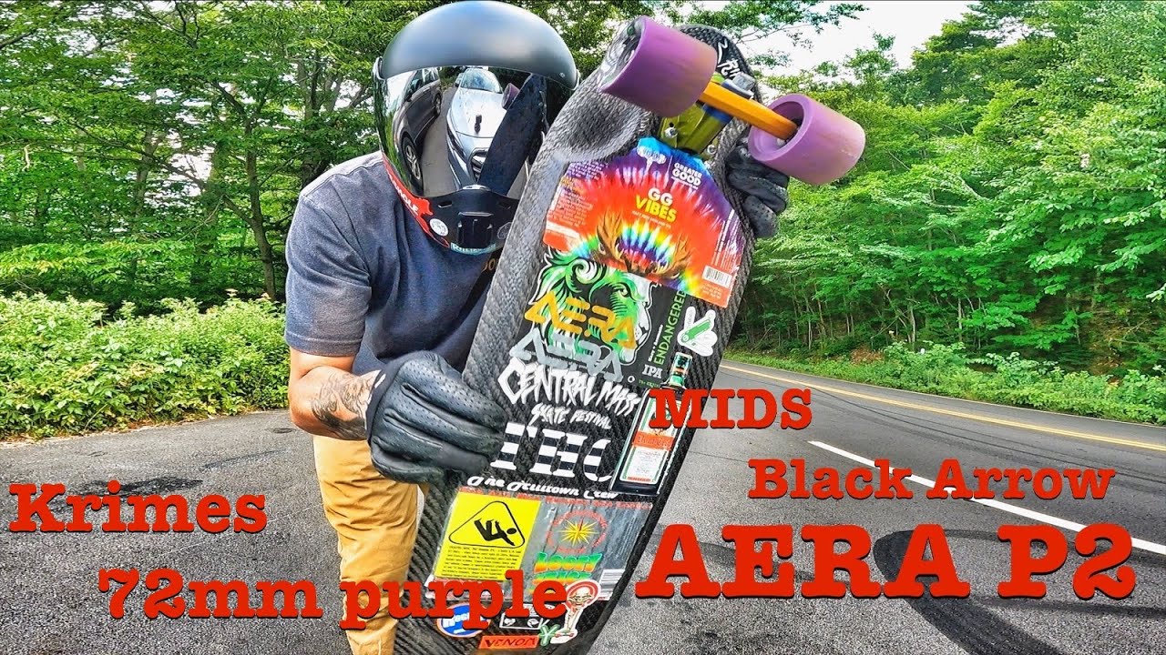 AERA P2 | MIDS Black Arrow | Powell Peralta 72mm Purple Krimes | 3.5 Mile Run