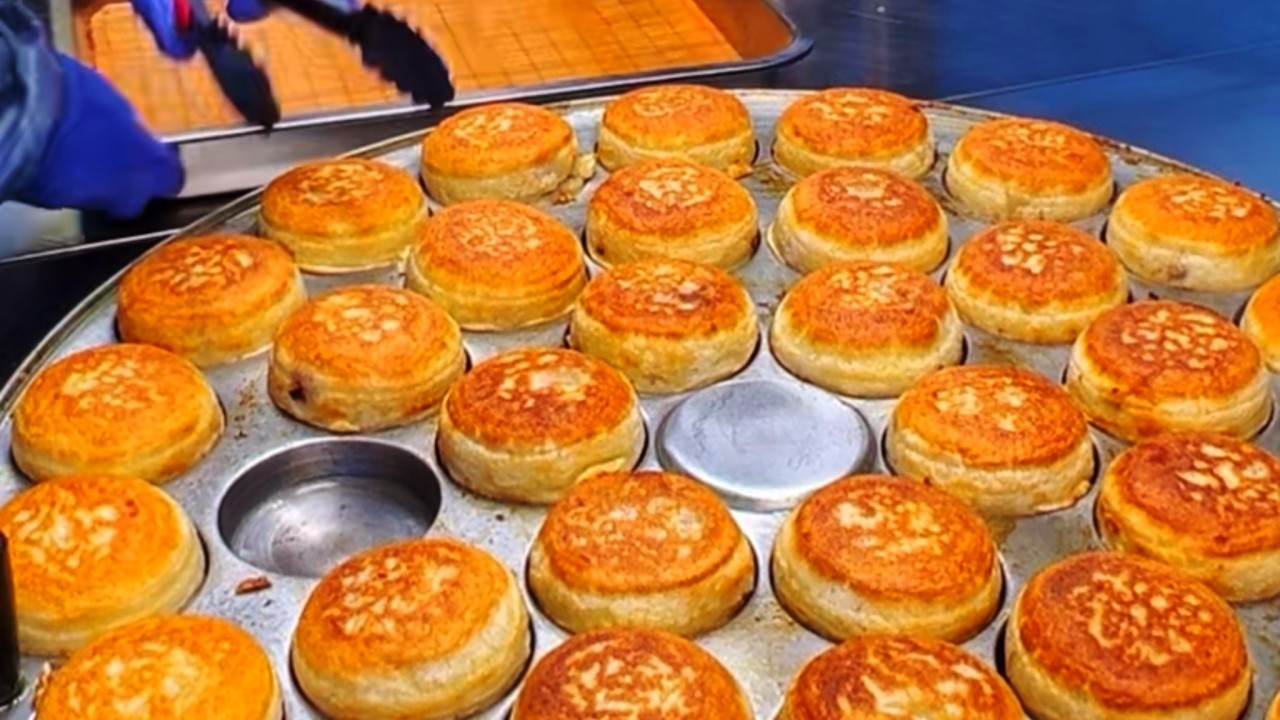 Cooking egg-filled hamburgers, Cooking food live streaming.  #food  #cooking