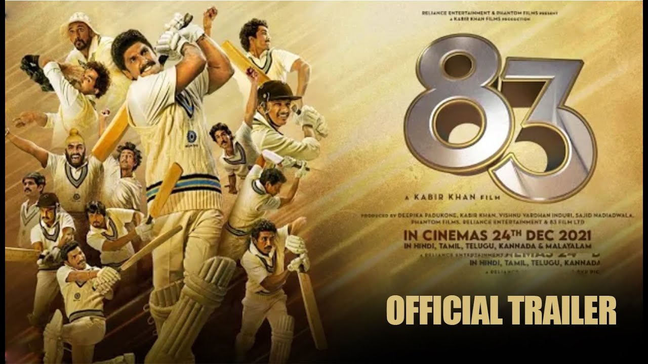83 | Official Trailer | Ranveer Singh | Kabir Khan | First Look | IN CINEMAS 24TH DEC