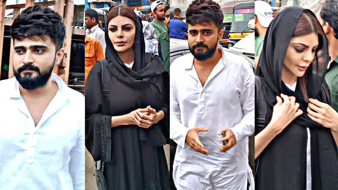 Sherlyn Chopra And RAKHI Sawant Husband ADIL Khan Durrani Seen At Sayyad Shukrullah Shah Baba Dargah