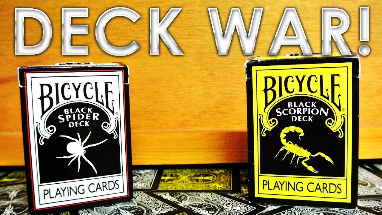 Deck War - Black Scorpion Vs Bicycle Black Spider [HD]