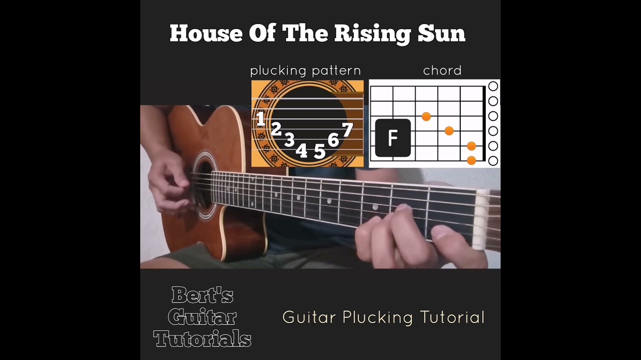 house of the rising sun #guitartutorial #bertsguitartutorials