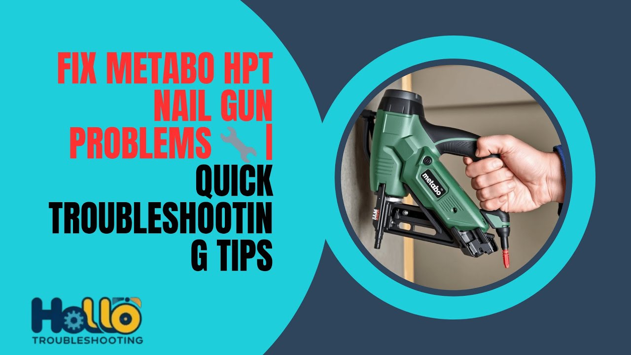 Fix Metabo HPT Nail Gun Problems 🔧 | Quick Troubleshooting Tips
