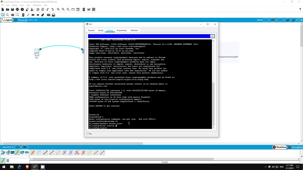 FREE CCNA Lab 003: Basic Router Security Configuration 3
