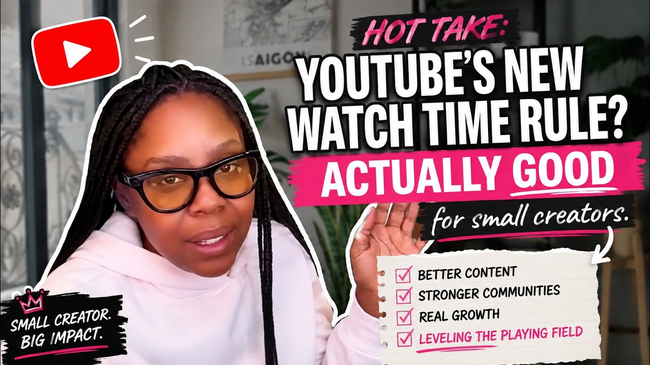 Unpopular Opinion: YouTube's New Rules Are A Win for Small Creators