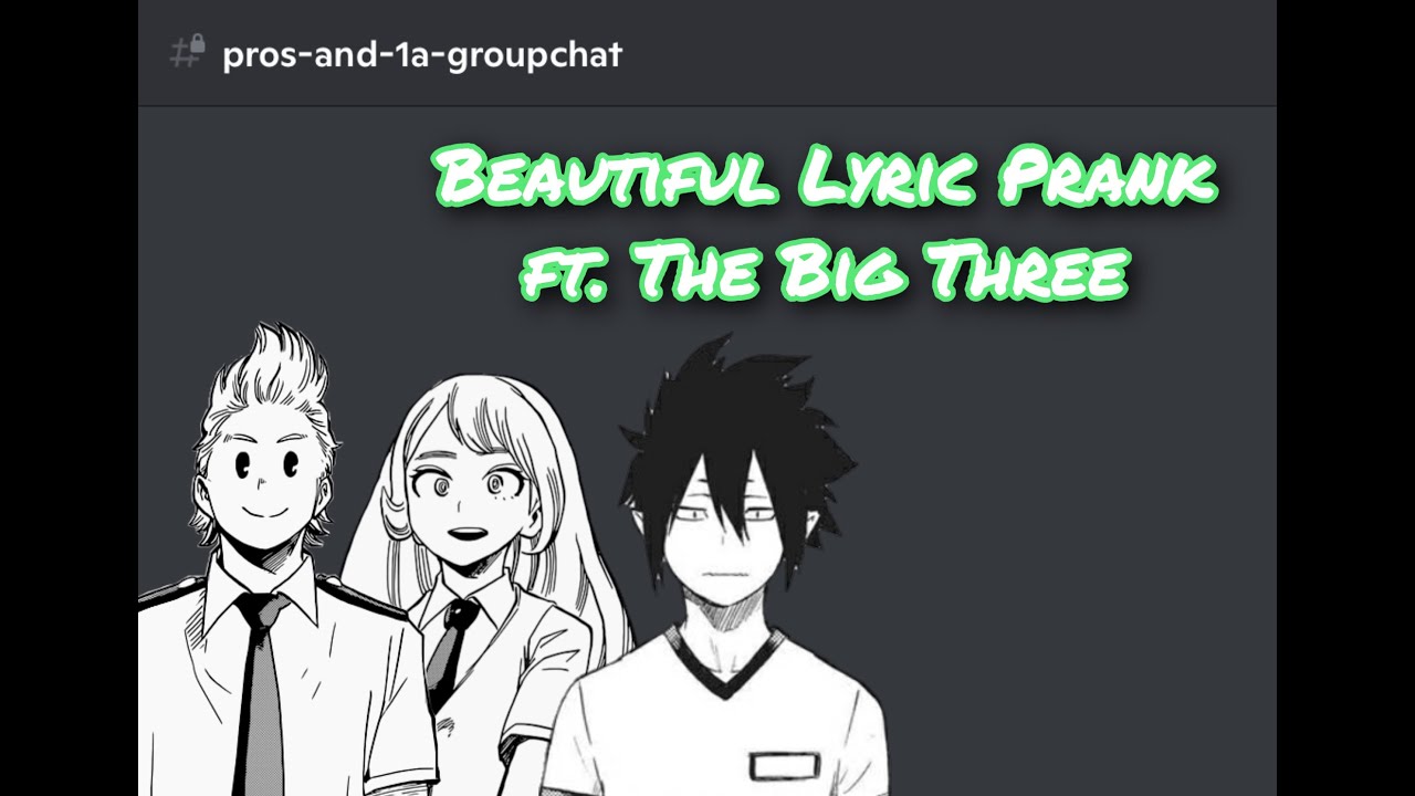 Beautiful Lyric Prank ft. The Big Three