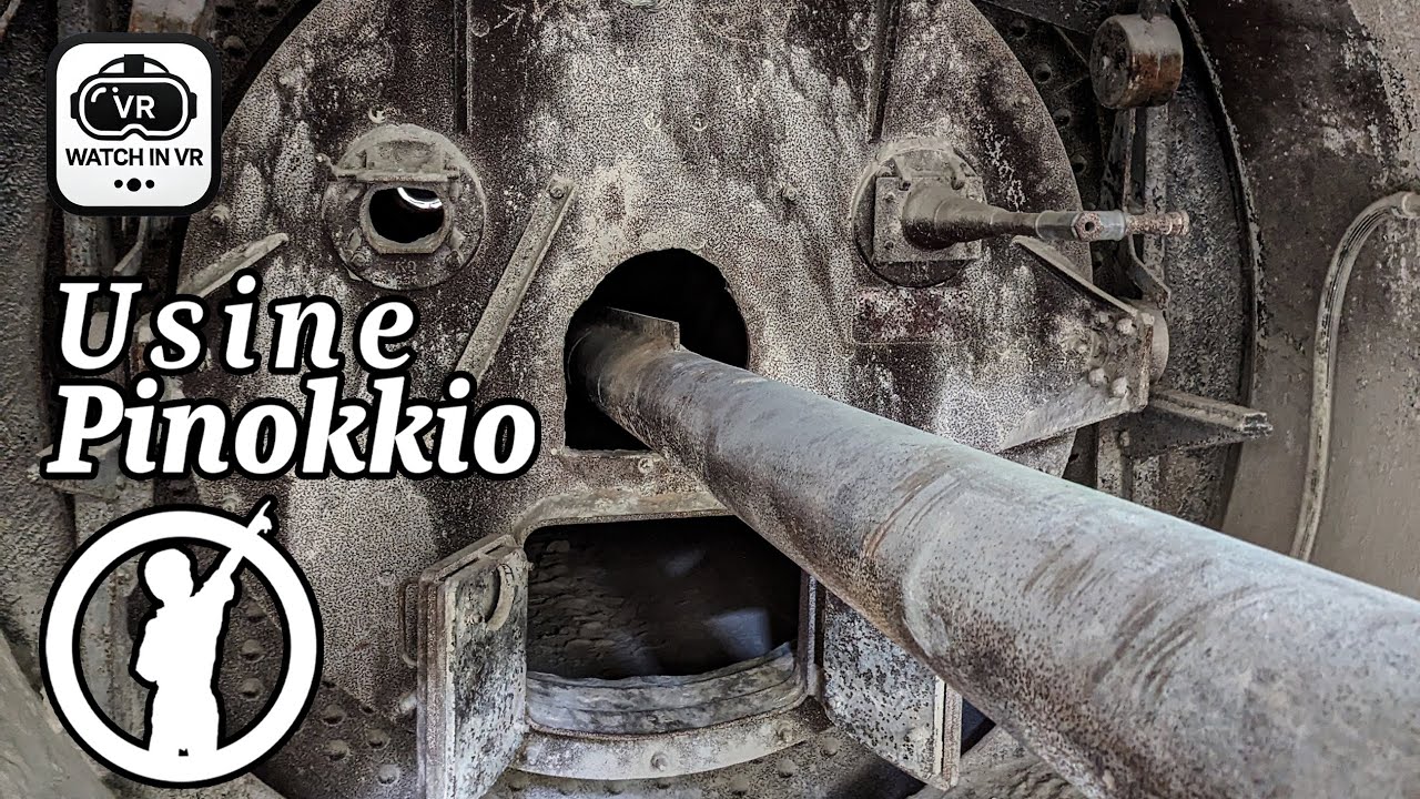 Lost Place: Usine Pinokkio - Lime kiln (8K VR 180 3D ) #Urbex #urbexexplorer #lostplace #vr180