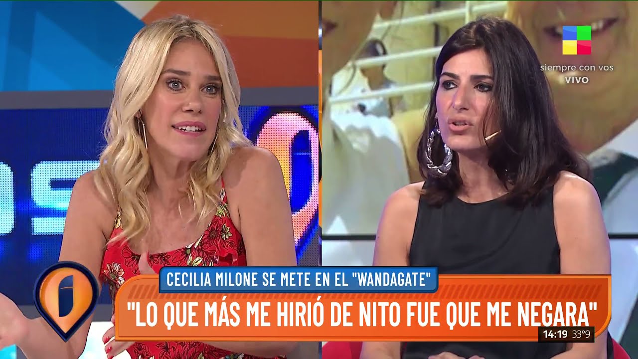 🗣 Cecilia Milone, sobre su relación con Nito Artaza: 