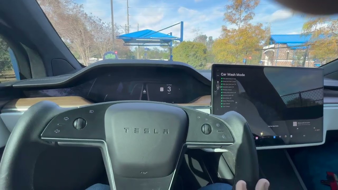 Как помыть машину Tesla!