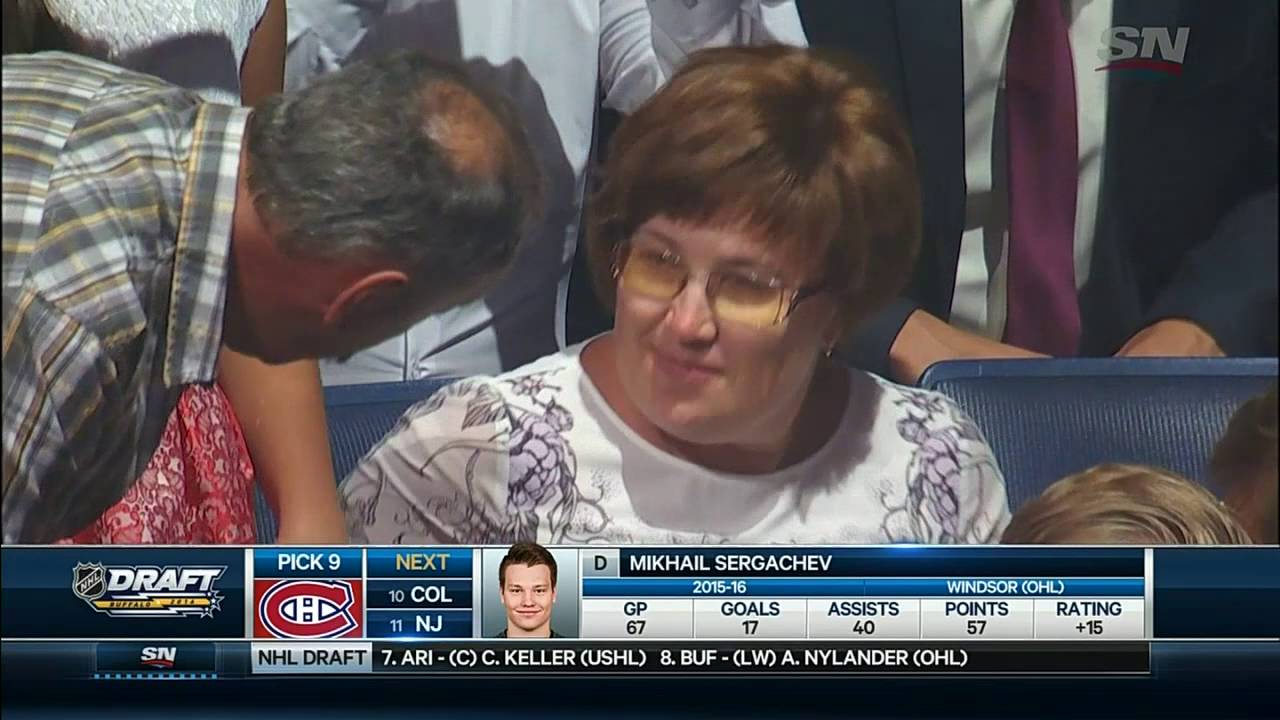 Montreal Canadiens select Mikhail Sergachev ninth overall