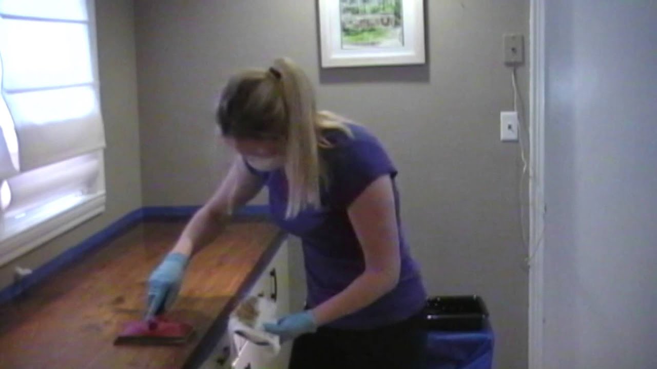 How To Refinish a Wood Countertop with Waterlox