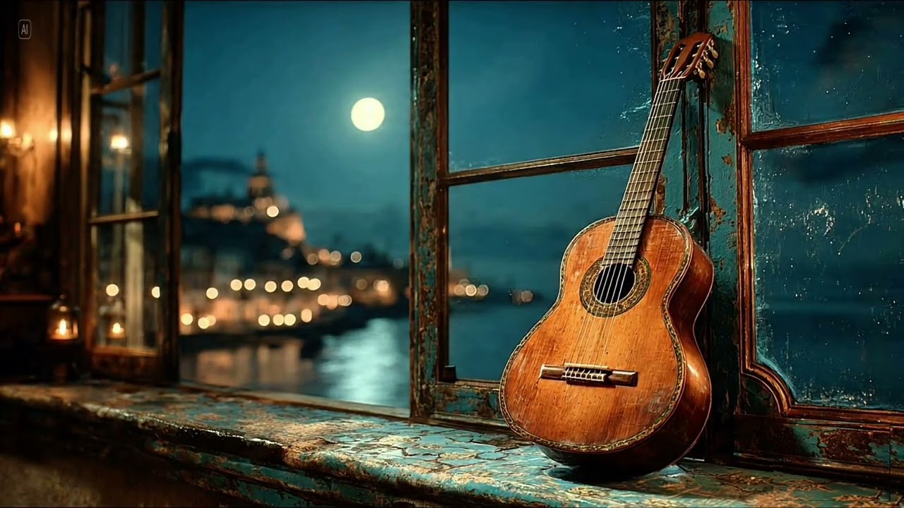 Relaxing Flamenco Guitar at Night 🌙 Spanish Music for Sleep, Study & Work