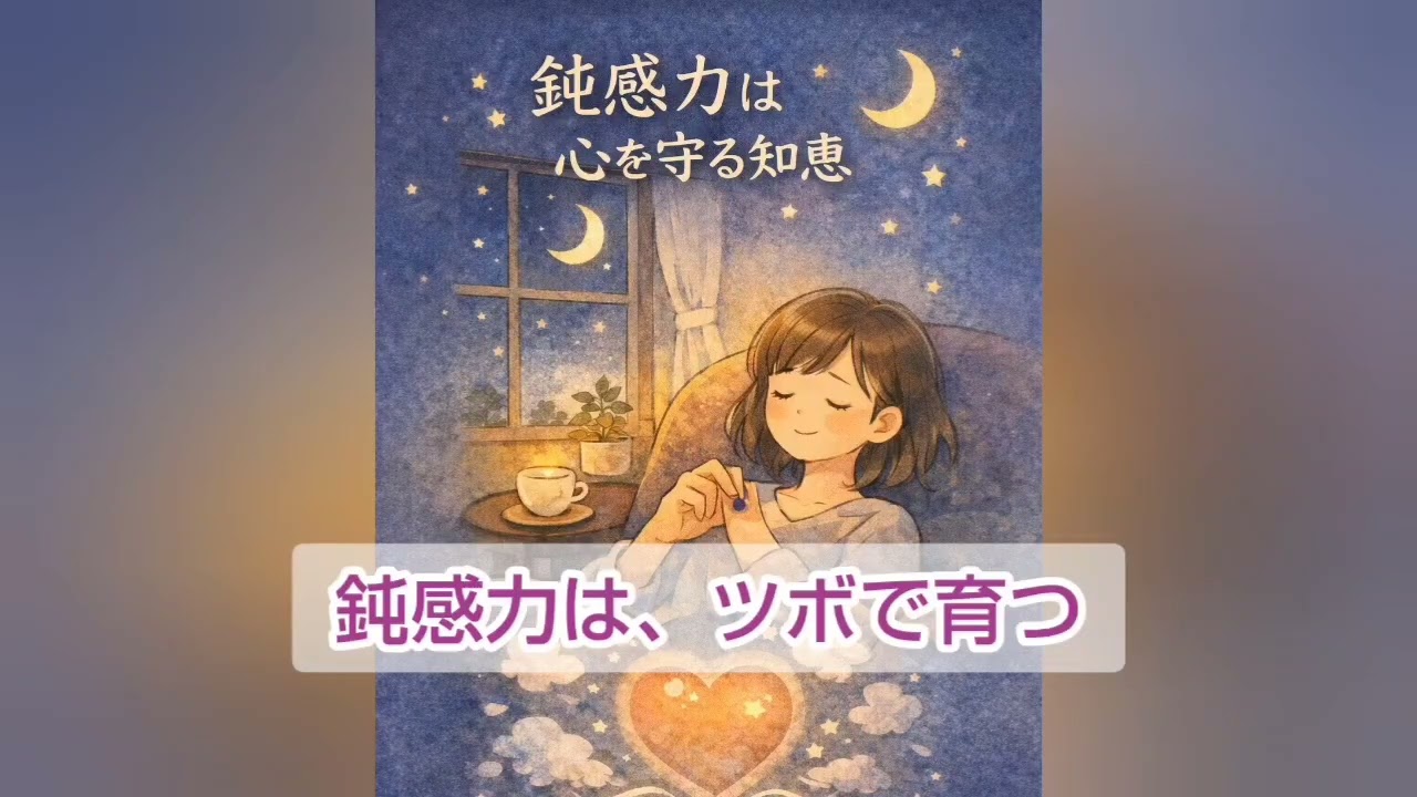 鈍感力はツボで育つ〜受け流す力の東洋医学〜