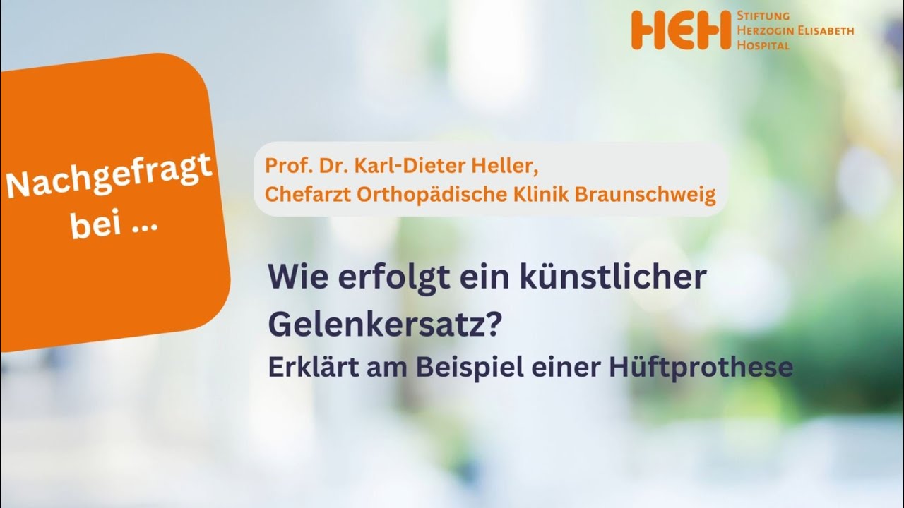 Künstlicher Gelenkersatz am Beispiel einer Hüftprothese