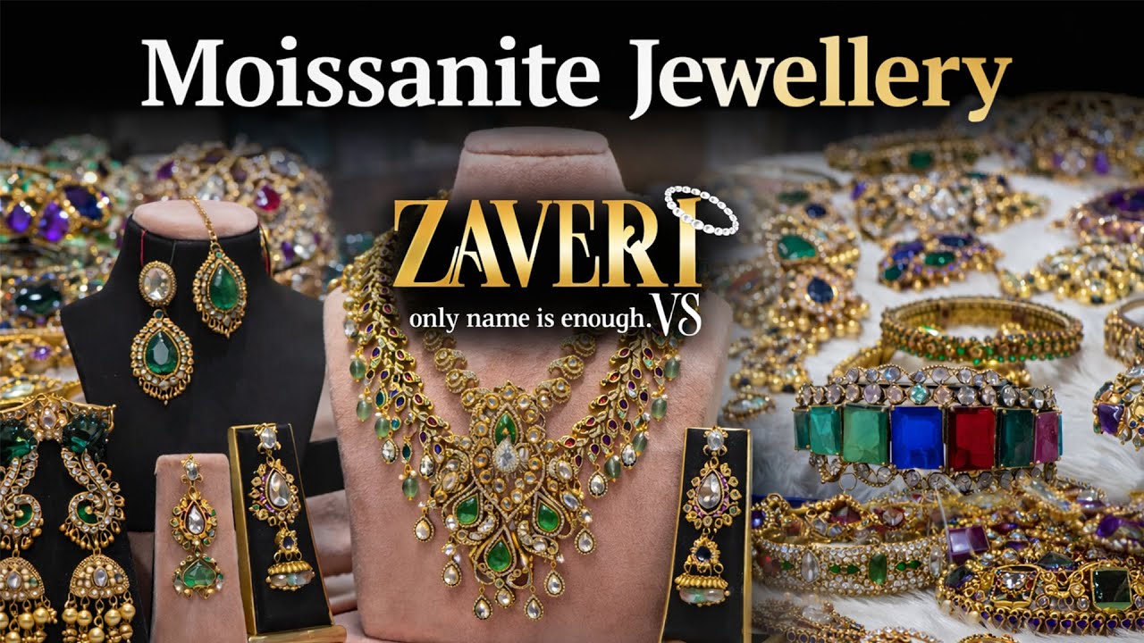 Premium Moissanite Jewellery Wholesale | Polki Best Designs | Moissanite Jewellery 