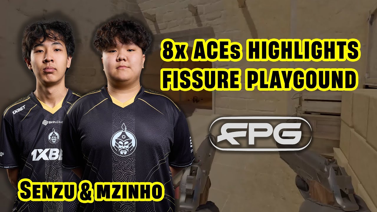🔥 8 INSANE ACES by Senzu & mzinho (The MongolZ) | CS2 Highlights &ndash; FISSURE Playground #2